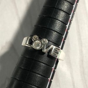 Mickey Mouse crystal Love Ring